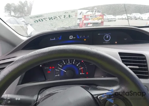 2012 Honda Civic Lx z USA, uszkodzony, nr VIN 19XFB2F58CE090643